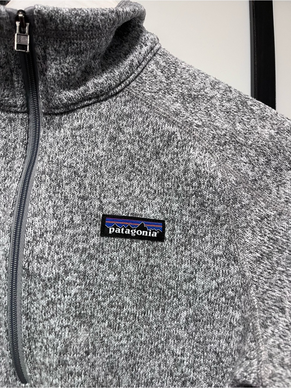 Patagonia Better Sweater 1/4 Zip Pullover Fleece Grey Small - Picture 2 of 10